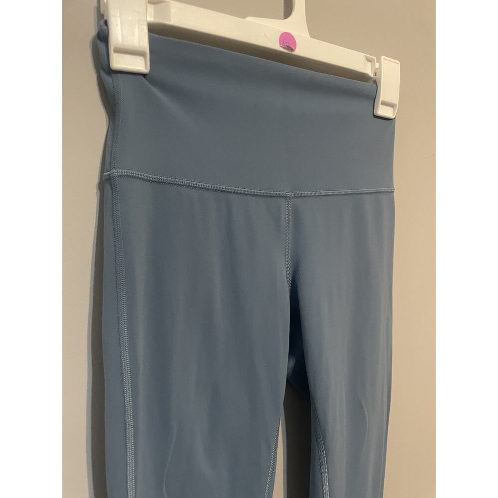 Lululemon Align HR Mini Flare Pant Nulu Size 4 Utility Blue - Picture 2 of 7